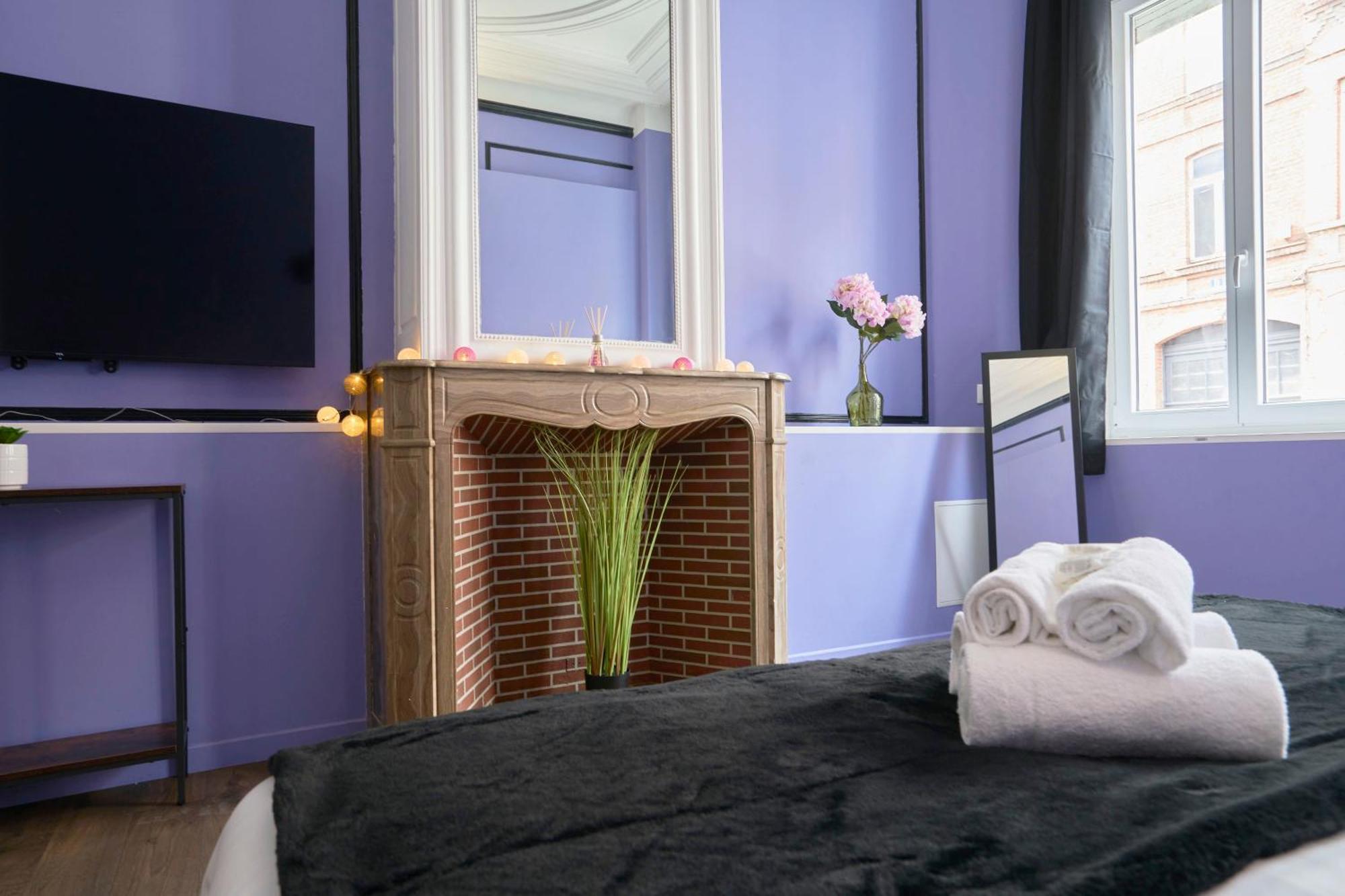 Апартаменты Ng Prestige - Lille L Roubaix Trichon - Balneo - Netflix - Wifi Экстерьер фото
