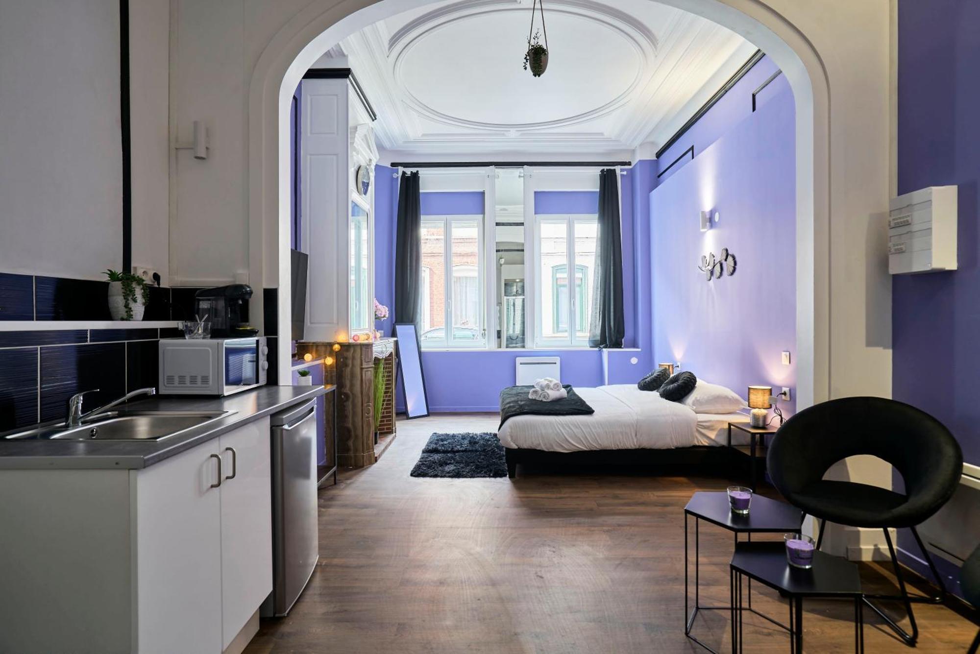 Апартаменты Ng Prestige - Lille L Roubaix Trichon - Balneo - Netflix - Wifi Экстерьер фото