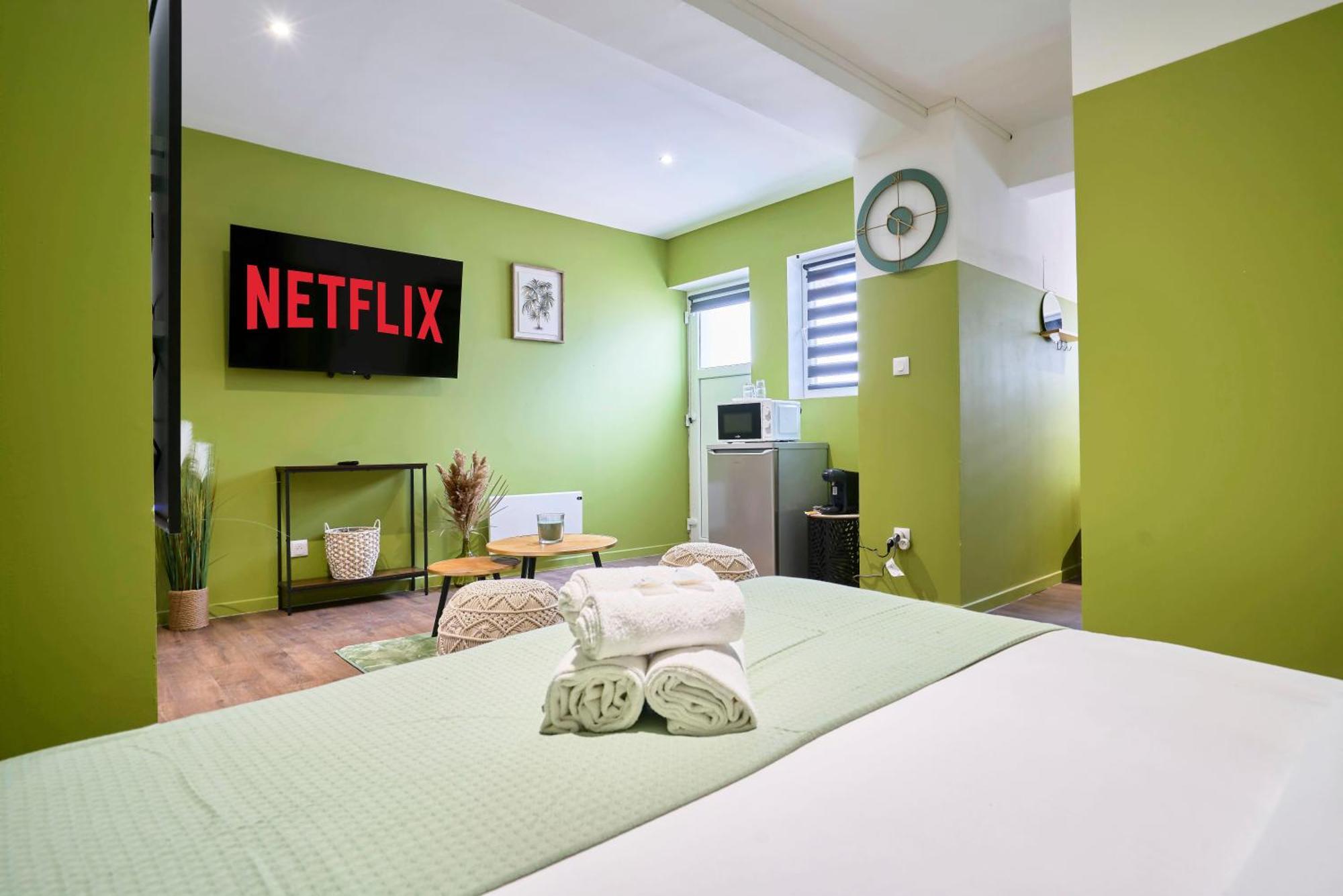 Апартаменты Ng Prestige - Lille L Roubaix Trichon - Balneo - Netflix - Wifi Экстерьер фото