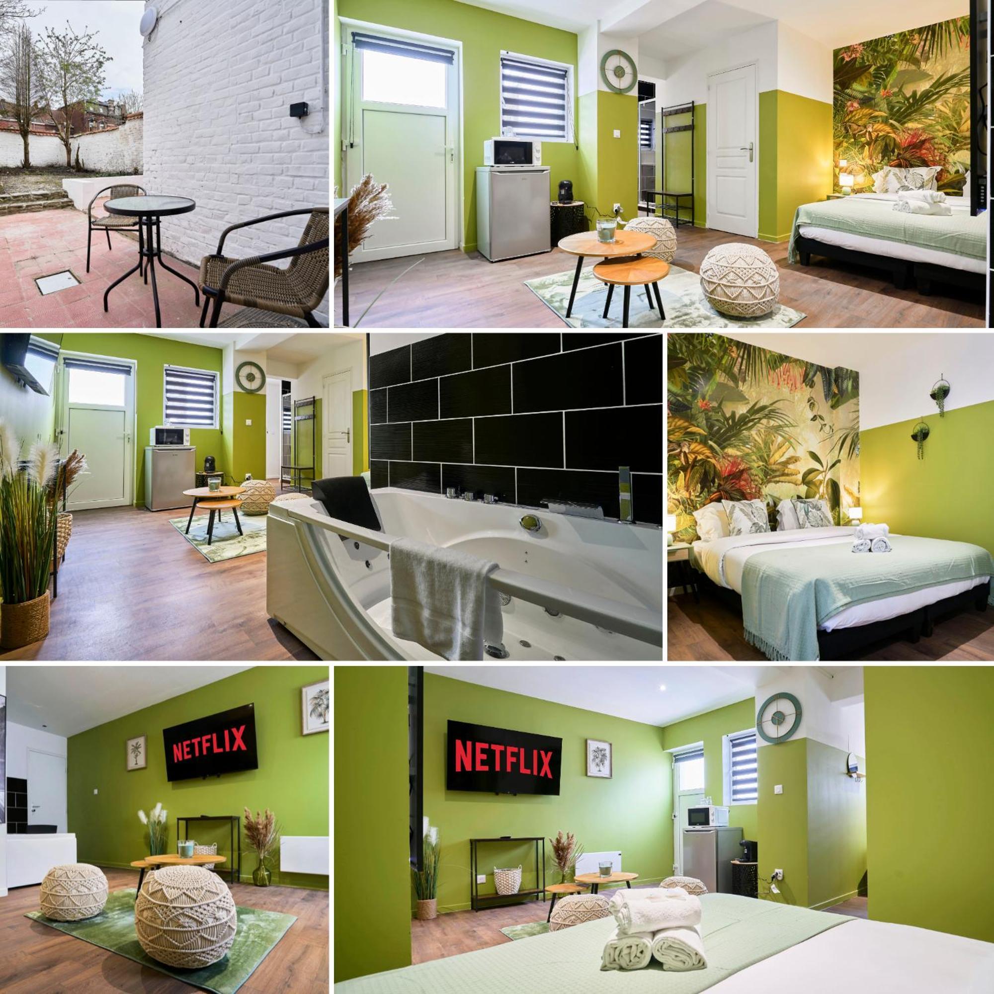 Апартаменты Ng Prestige - Lille L Roubaix Trichon - Balneo - Netflix - Wifi Экстерьер фото